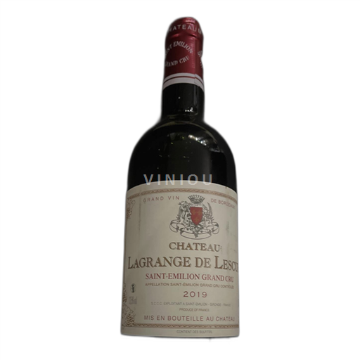 Bordeaux Saint-Émilion Grand Cru Lagrange de Lescure 2019
