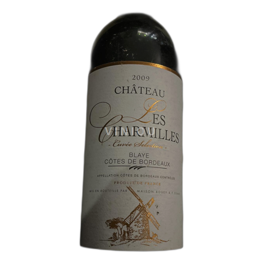 Bordéus Blaye-Côtes-de-Bordéus Château Les Charmilles Sélection 2009