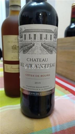 Bordeaux Côtes-de-Bourg Château Belair Augereau 2015