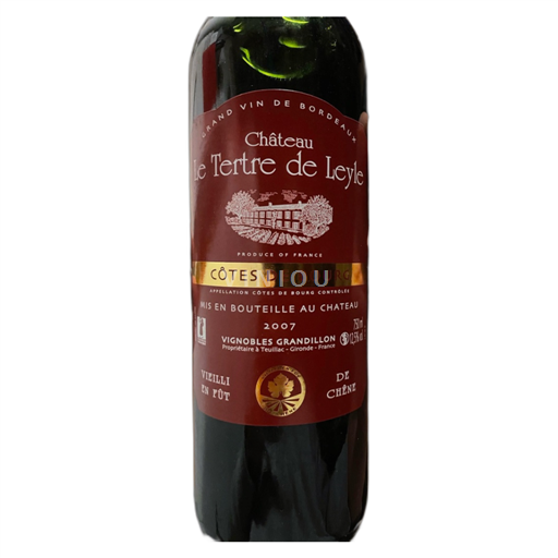 Bordeaux Côtes de Bourg Château Le Tertre De Leyle 2007