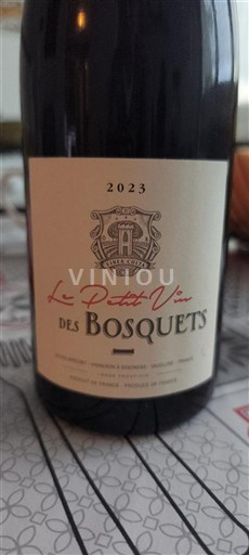 Údolí Rhôny Gigondas Domaine Des Bosquets Le Petit Vin 2023
