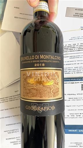 Toscana Brunello di Montalcino. Geografico 2018