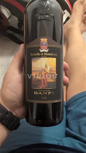 Toscana Brunello di Montalcino. Castello Banfi 2018
