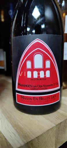 Bourgondië Maranges Premier Cru Maison En Belles Lies Les Clos Roussots 2017