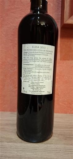 Languedoc ja Roussillon Côtes de Thongue Domaine Alain Maurel Elisa 2013