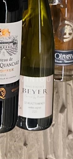 Alsace Gewurztraminer Beyer vieilles vignes 2020