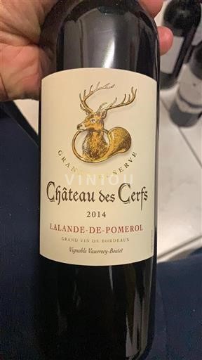 Burdeos Lalande-de-Pomerol Château Des Cerfs Grande Réserve 2014