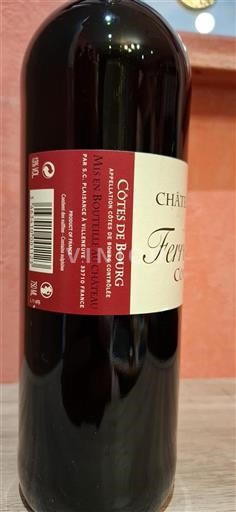 Bordeaux Côtes-de-bourg Château F *** 2011