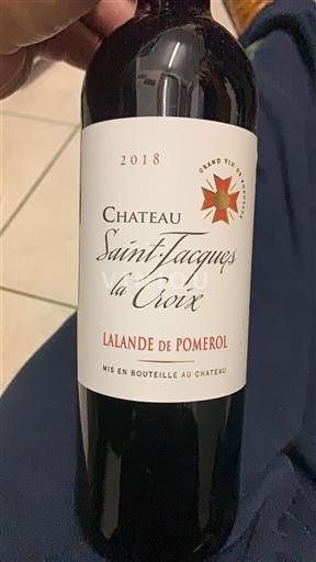 Bordeaux Lalande-de-pomerol Saintjacques La Croix 2018