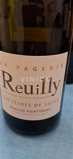 Loire Valley Reuilly Domaine La Pagerie Les Terres de Silice Non-Vintage