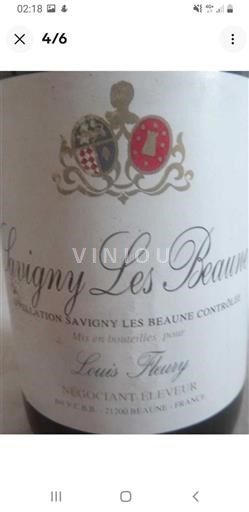 Bourgogne Savigny-lès-Beaune Louis Fleury 1994