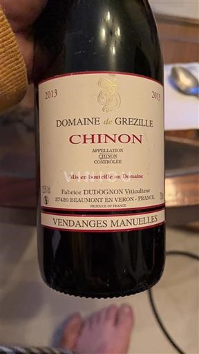 Thung lũng sông Loire Chinon Domaine Grézille 2013