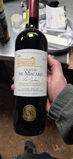 Bordeaux Bordeaux superiore Château Macard La Garence 2019