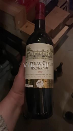 Bordeaux Château Cazeau 2000