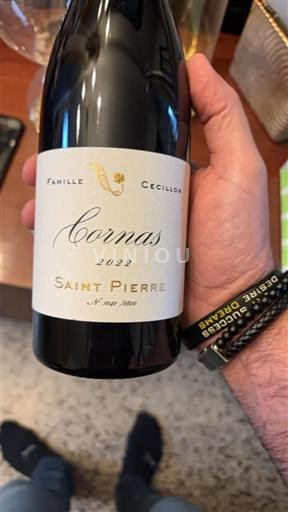 Vallée du Rhône Cornas Famille Cecillon Saint Pierre 2022