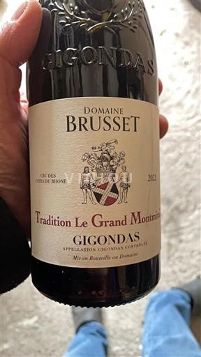 Valle del Ródano Gigondas Domaine Brusset Tradition Le Grand Montmirail 2022