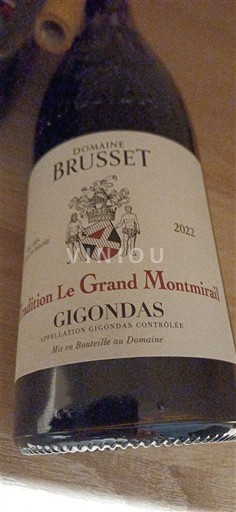 Rhônevallei Gigondas Domaine Brusset Tradition Le Grand Montmirail 2022