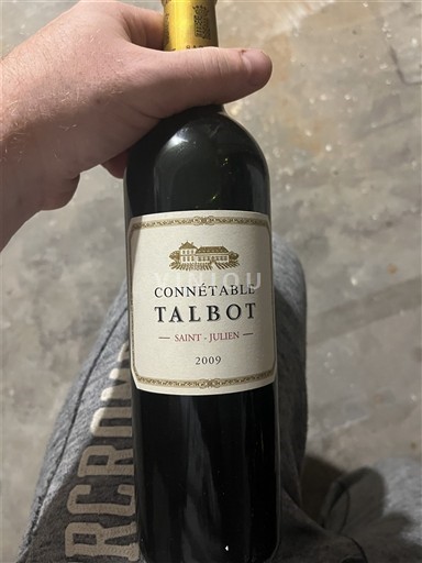 Bordeaux Saint-Julien Talbot Connétable 2009