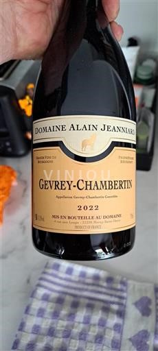 Burgundy Gevrey-Chambertin Domaine Alain Jeanniard 2022