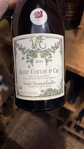 Burgundi Aloxe-Corton Premier Cru Franck Et Véronique Escoffier Les Chaillots 2021