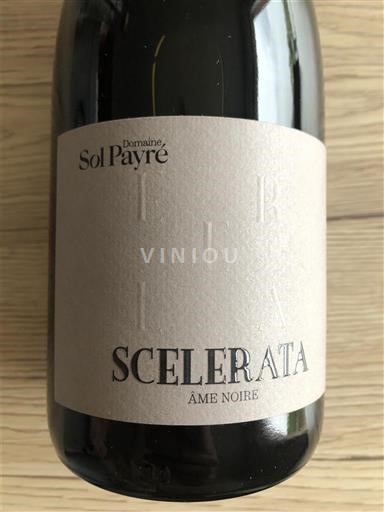Roussillon Côtes-du-Roussillon Domaine Sol Payré Scelerata Âme Noire 2022