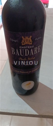 Sørvest Fronton Château Baudare Perle Noire 2022