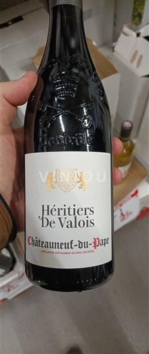 Valle del Ródano Châteauneuf-du-Pape. Heritiers De Valois Sin añada