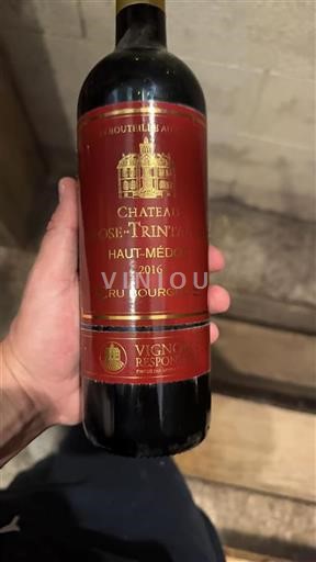 Bordeaux Haut-Médoc Cru Bourgeois L'eglise-trintaudon 2016