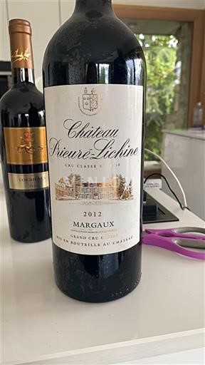 Bordeaux Margaux Grand Cru Château Prieurélichine 2012