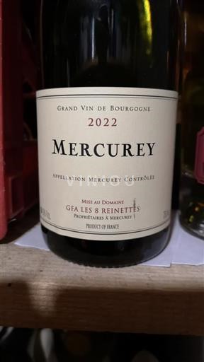 Bourgogne Mercurey Grand Cru Gfa Les 8 Reinette 2022