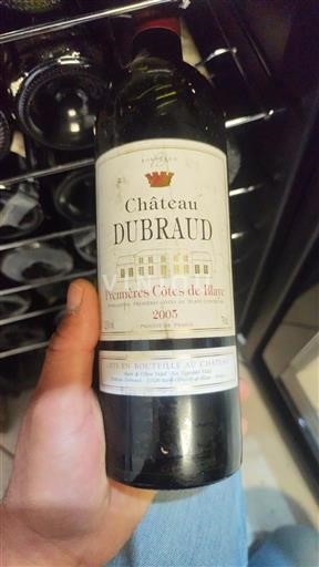 Bordeaux Ni doloceno Château Dubraud 2005
