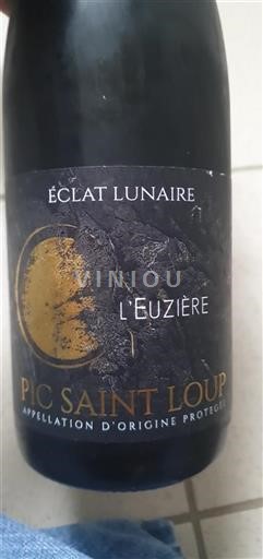 Vin Rouge sec Éclat Lunaire Château L'Euzière 2020 France Languedoc Pic-saint-loup AOC
