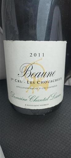 Bourgogne Beaune Premier Cru Domaine Chantal Lescure Les Chouacheux 2011