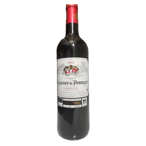 Bordeaux Château Des Seigneurs De Pommyers 2012