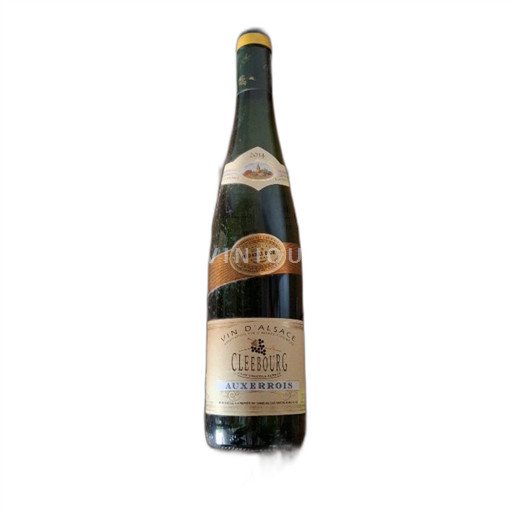 Vin Blanc sec Auxerrois Cleebourg 2014 France Alsace AOC