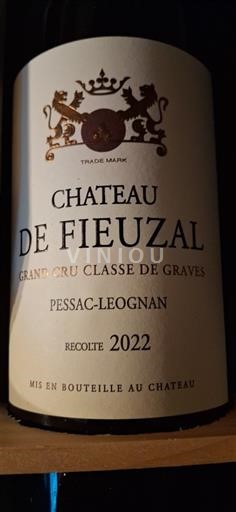 Bordeaux Pessac-Léognan Grand Cru Château Fieuzal 2022