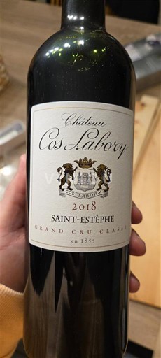Bordeaux Saint-Estèphe Grand Cru Château Cos Labory 2018