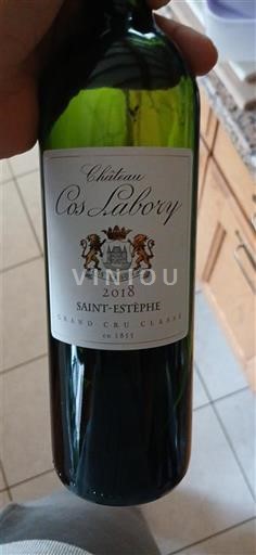 Bordeaux Saint-Estèphe Grand Cru Château Cos Labory 2018