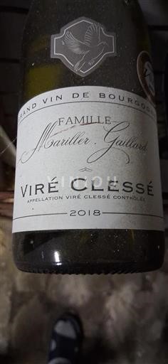 Burgundija Viré-clessé Famille Marillier Gaillard 2018