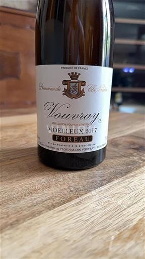 Loire Valley Vouvray Domaine Clos Naudin Foreau 2017