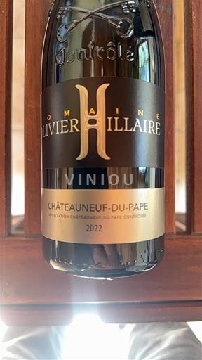 Rhônen laakso Châteauneuf-du-Pape Domaine Olivier Hilaire 2022