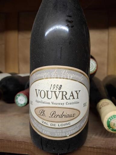 Údolí Loiry Vouvray Domaine Vaugondy 1998