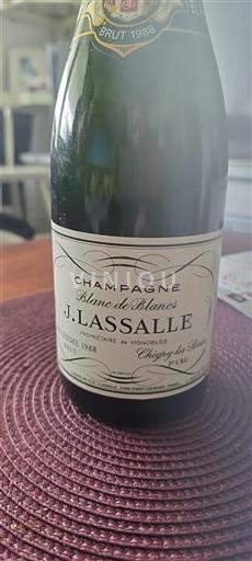 Šampanja Šampanjec J. Lassalle Blanc de Blancs 1988