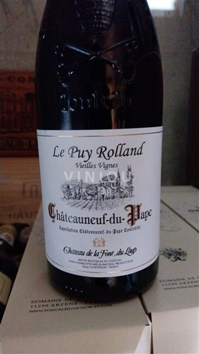 Rhône-dalen Châteauneuf-du-Pape Château La Font Du Loup Le Puy Rolland Vieilles Vignes 2022