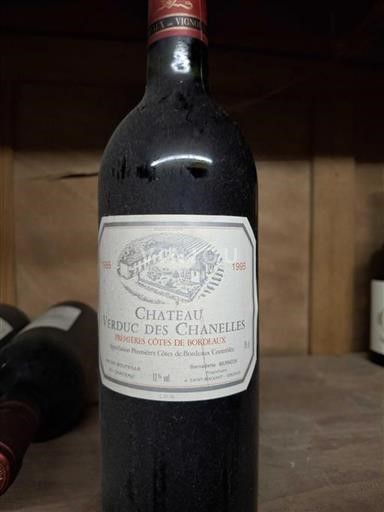 Bordeaux Premières Côtes de Bordeaux Château Verduc Des Chaneles 1995