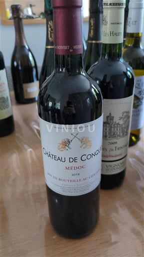Bordéus Médoc Château Conques 2016