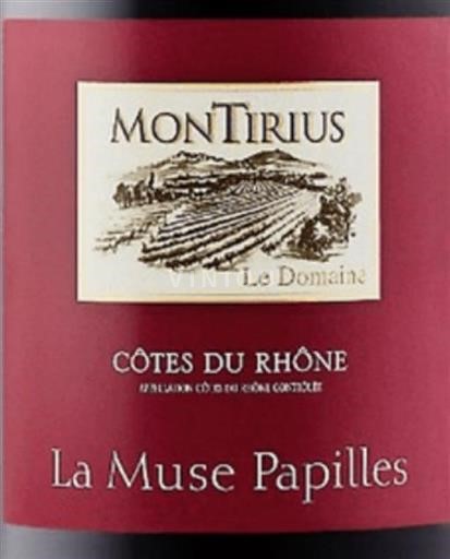 Rhônetal Côtes du Rhône Montirius La Muse Papilles 2020