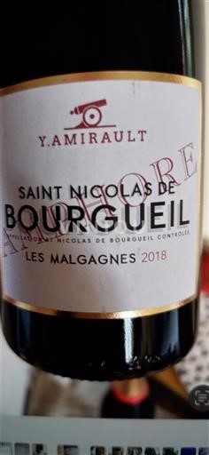 Vallée de la Loire Saint-Nicolas-De-Bourgueil Y. Amirault Les Malgagnes 2018