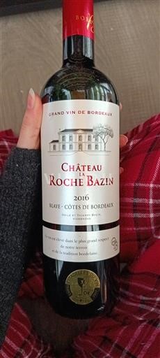 Bordeaux Blaye Côtes de Bordeaux Château La Roche Bazin 2016