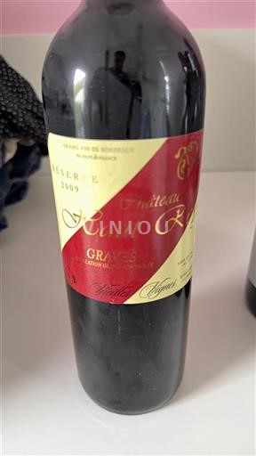 Bordeaux Graves Château Haut R Réserve 2009